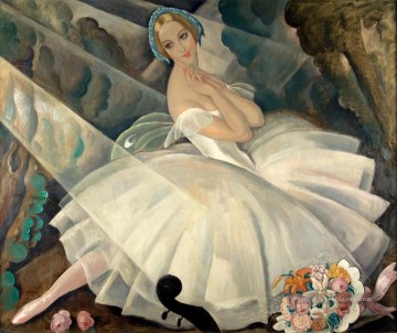 La ballerine Ulla Poulsen dans le Ballet Chopiniana Gerda Wegener Peinture à l'huile